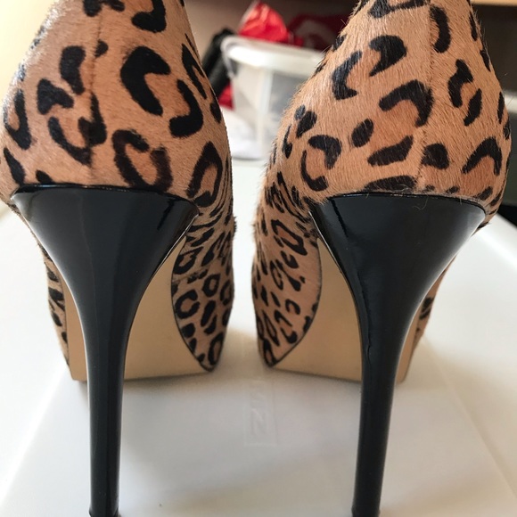 Steve Madden Calf Hair Designer Heels - Picture 3 of 6